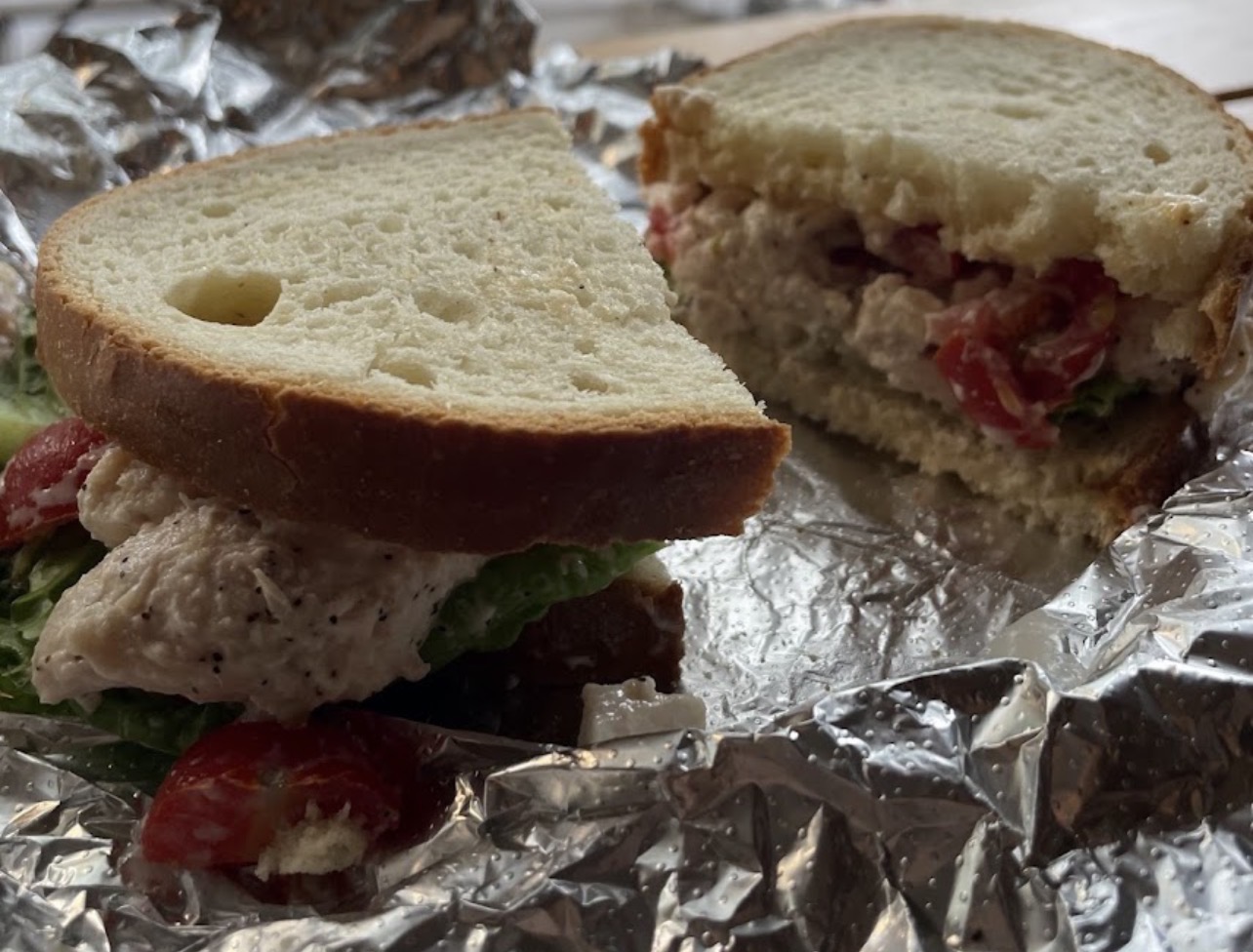 House-made chicken salad sandwich